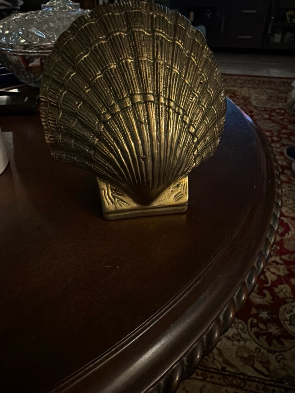 Gold Shell Table Accent - - Picture 2 of 5